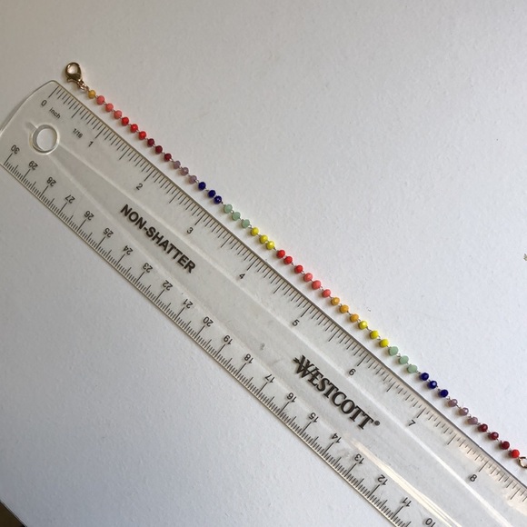 Multicolored Boho Anklet - Picture 4 of 9